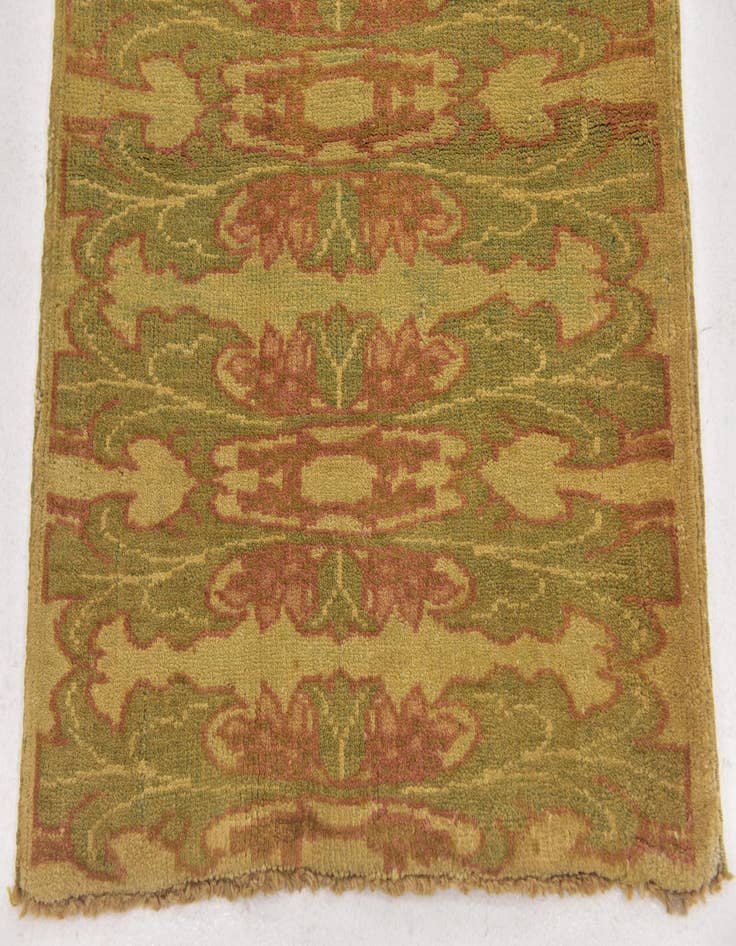 Detail image of  2' 7 x 4' 8  Hand Knotted Oushak Wool Rug