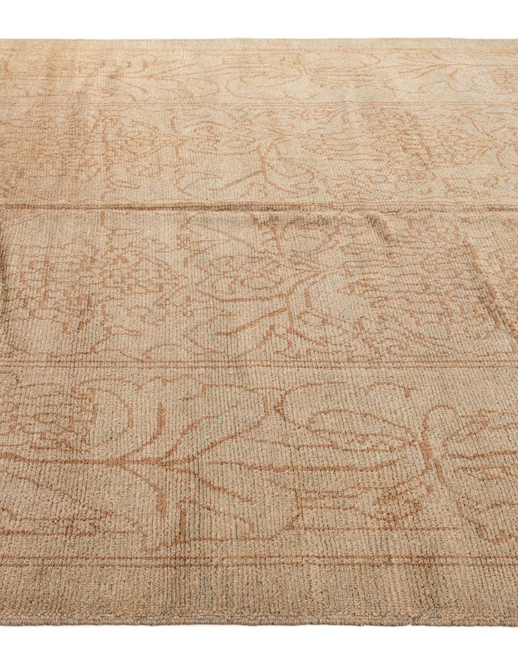 Detail image of  9' x 13'  Hand Knotted Oushak Wool Rug