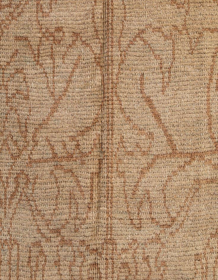 Detail image of  9' x 13'  Hand Knotted Oushak Wool Rug