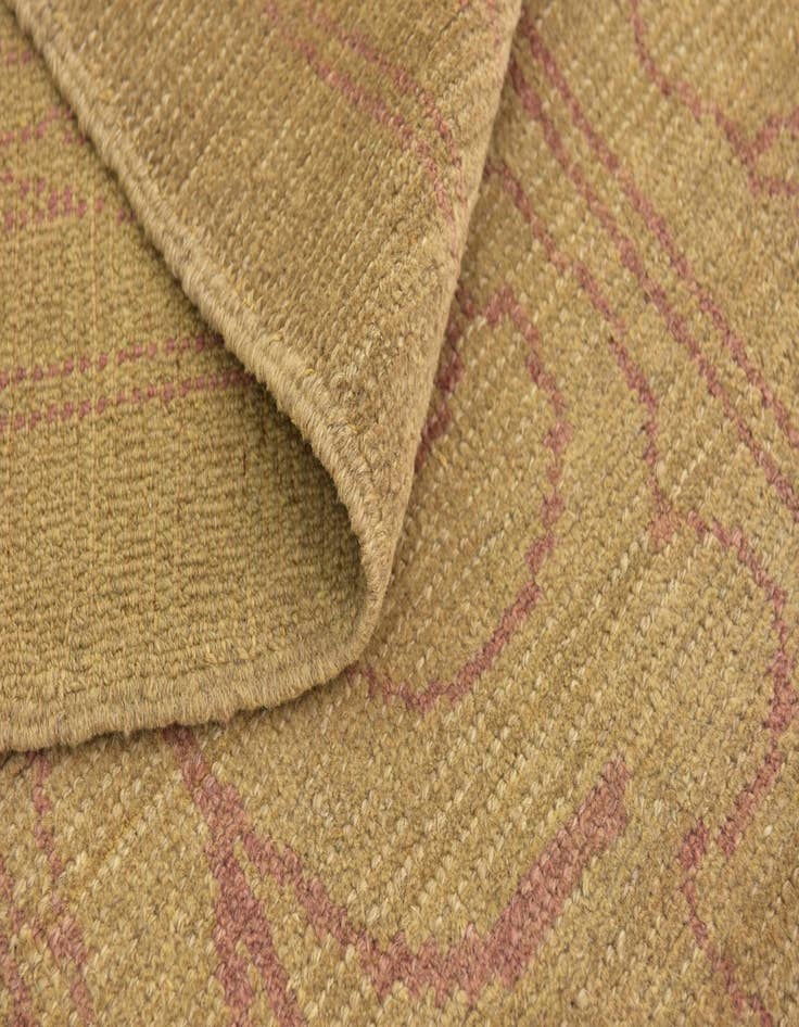 Detail image of  10' 5 x 14'  Hand Knotted Oushak Wool Rug