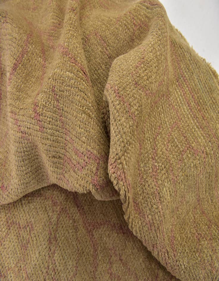 Detail image of  10' 5 x 14'  Hand Knotted Oushak Wool Rug