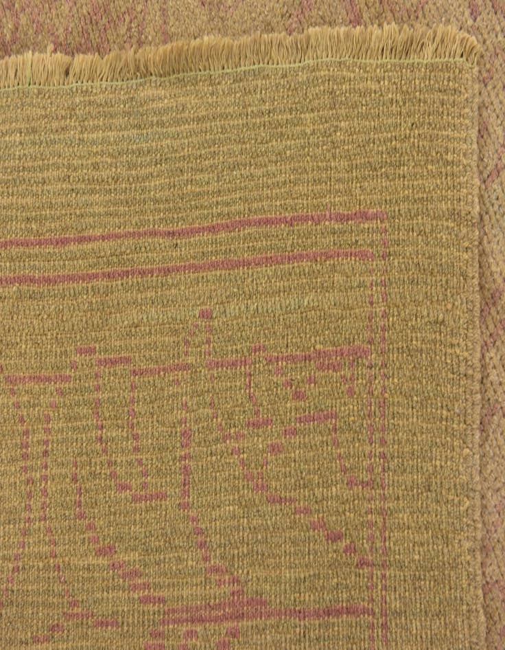 Detail image of  10' 5 x 14'  Hand Knotted Oushak Wool Rug