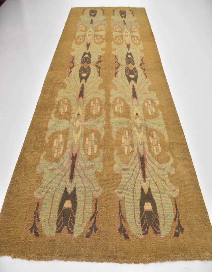 Detail image of  7' x 12' 4  Hand Knotted Oushak Wool Rug