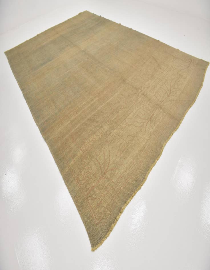 Detail image of  10' 9 x 15' 6  Hand Knotted Oushak Wool Rug