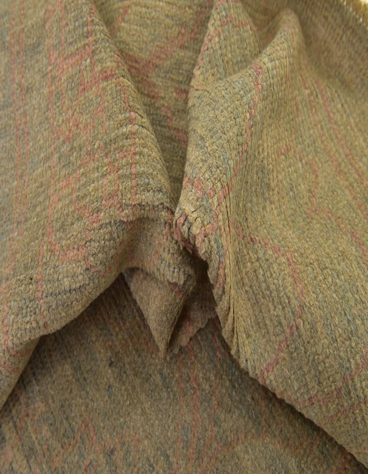 Detail image of  10' 9 x 15' 6  Hand Knotted Oushak Wool Rug