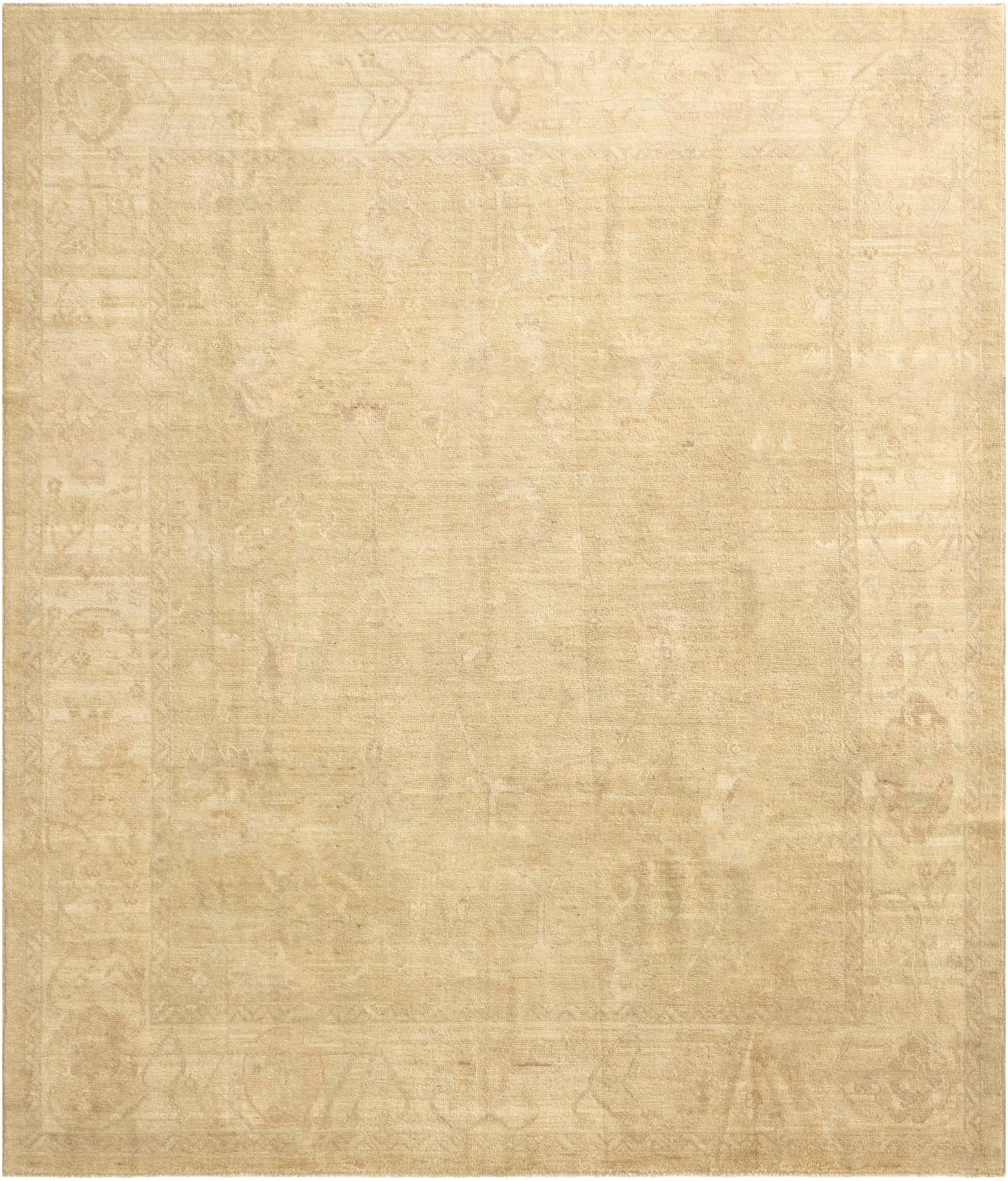 8' 2 x 9' 8 Hand Knotted Oushak Wool Rug