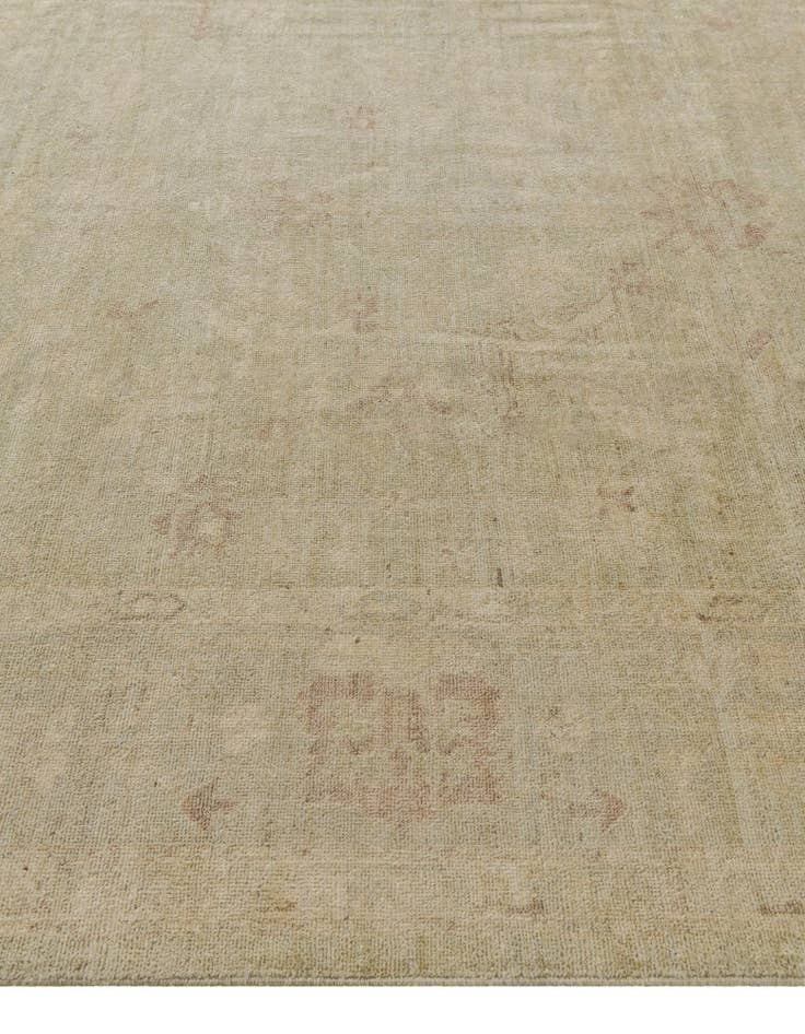 Detail image of 8' 4 x 9' 9 Hand Knotted Oushak Wool Rug