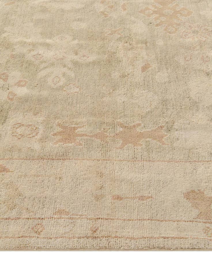 Detail image of  5' 2 x 7'  Hand Knotted Oushak Wool Rug