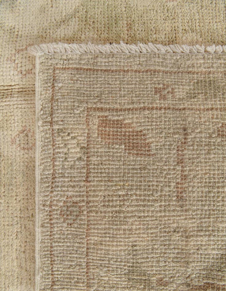 Detail image of  5' 2 x 7'  Hand Knotted Oushak Wool Rug