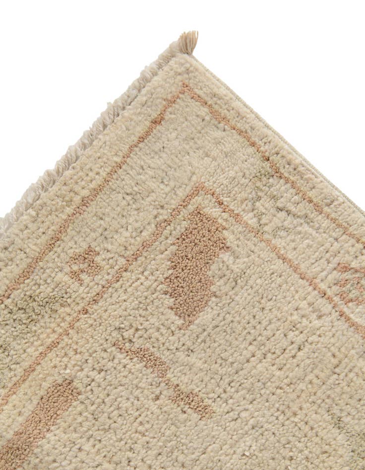 Detail image of  5' 2 x 7'  Hand Knotted Oushak Wool Rug