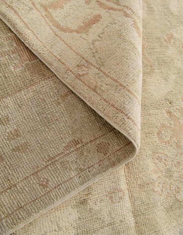 Detail image of  5' 2 x 7'  Hand Knotted Oushak Wool Rug