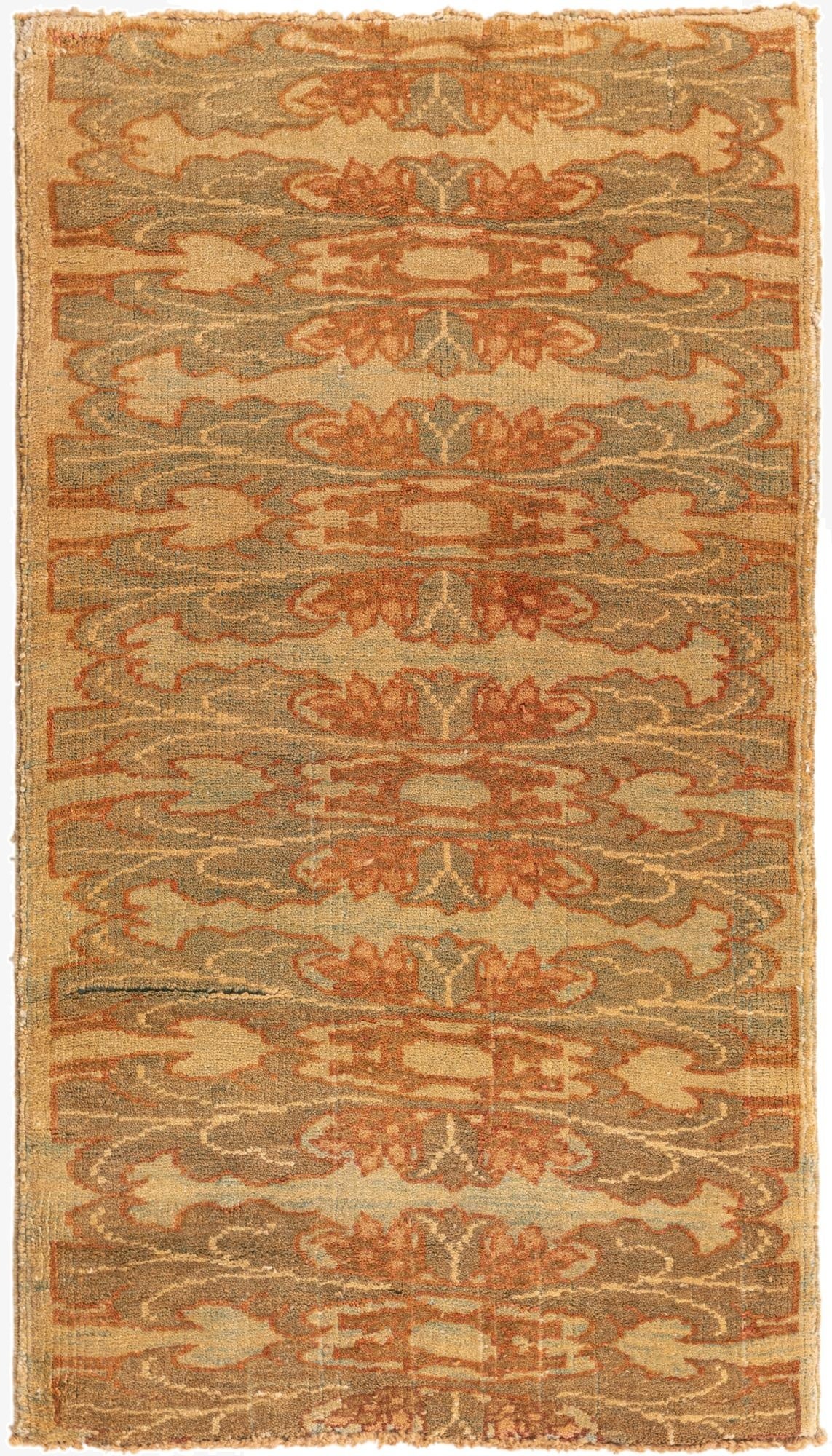  2' 7 x 4' 8  Hand Knotted Oushak Wool Rug