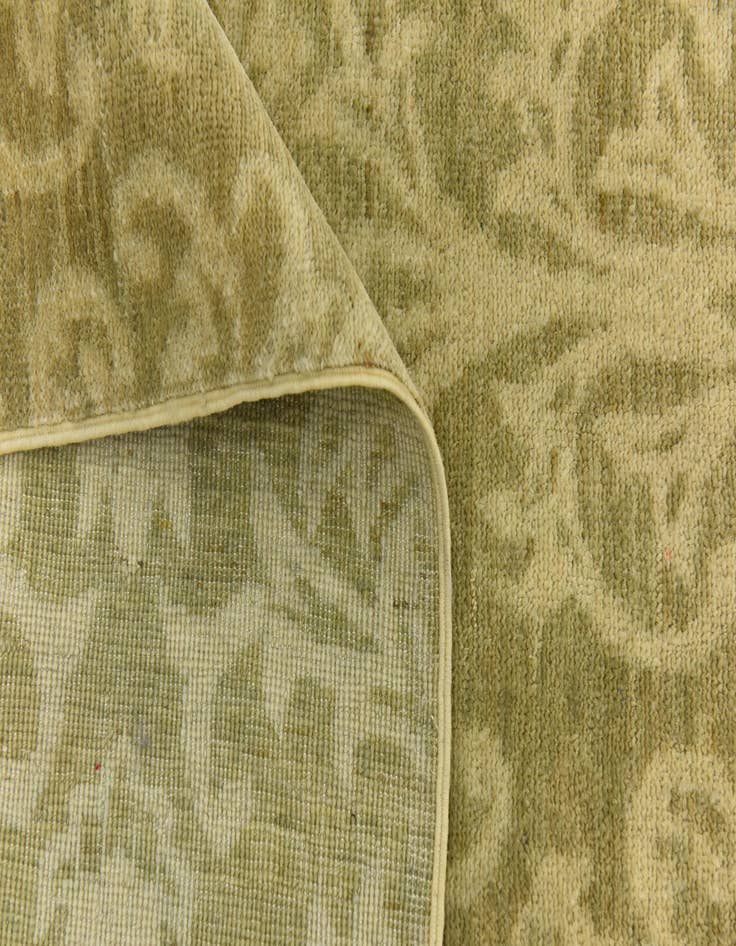 Detail image of  4' x 5' 9  Hand Knotted Over-Dyed Ziegler Rug