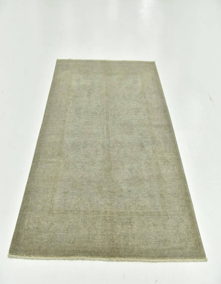 Detail image of  4' 10 x 6' 3  Hand Knotted Over-Dyed Ziegler Rug