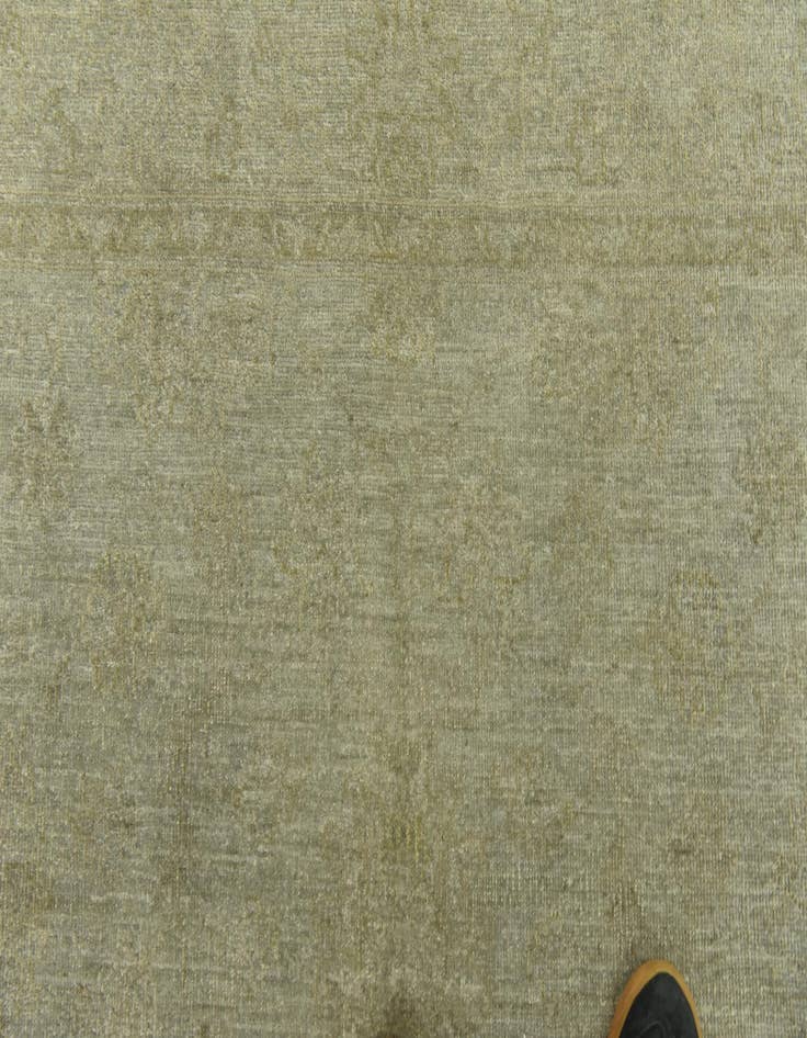 Detail image of  4' 10 x 6' 3  Hand Knotted Over-Dyed Ziegler Rug