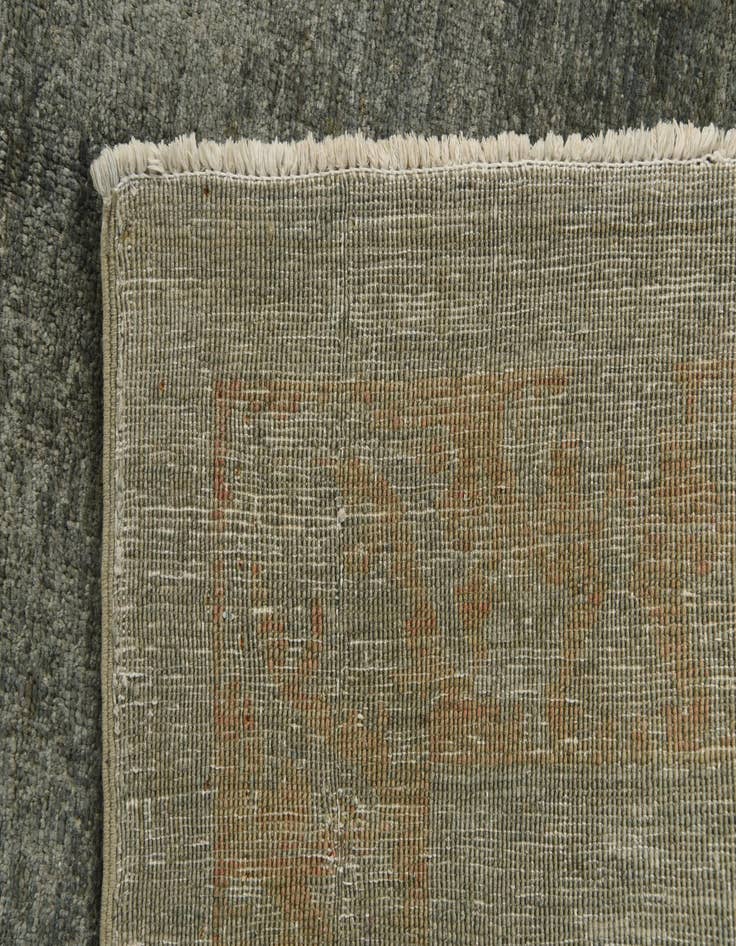 Detail image of  4' x 6' 3  Hand Knotted Over-Dyed Ziegler Rug