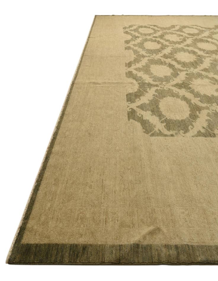 Detail image of  11' 10 x 14' 10  Hand Knotted Peshawar Ziegler Rug