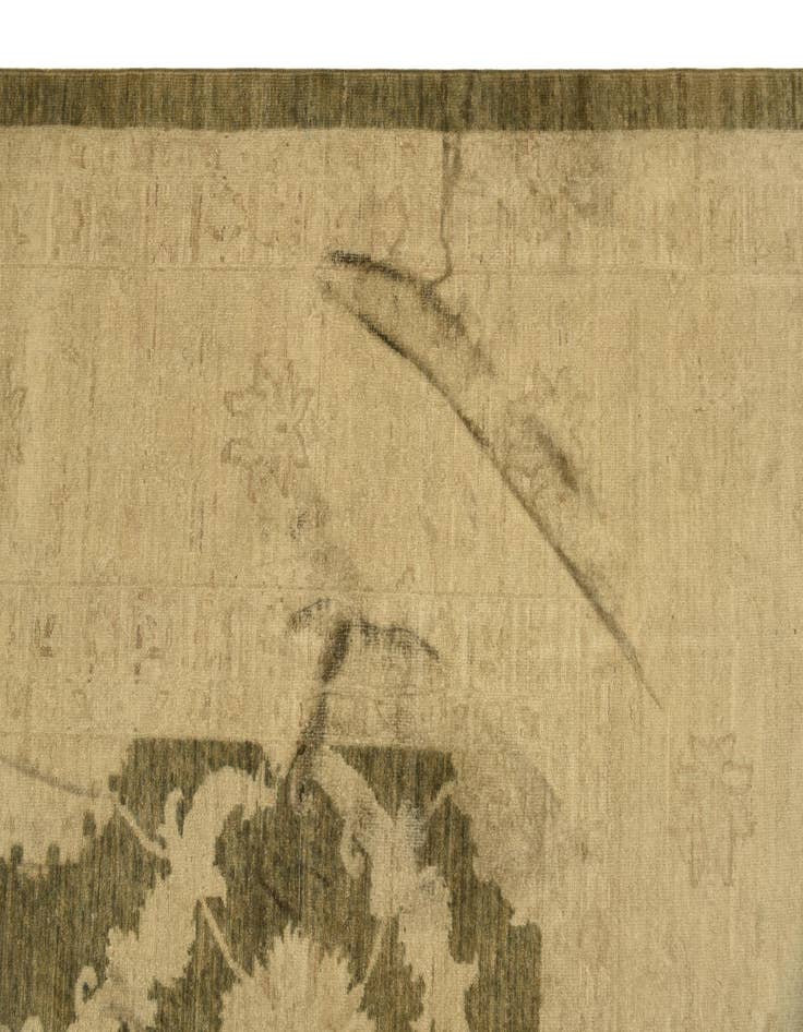 Detail image of  11' 10 x 14' 10  Hand Knotted Peshawar Ziegler Rug