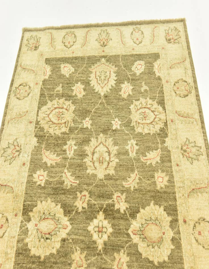 Detail image of  3' x 4' 10  Hand Knotted Peshawar Ziegler Rug