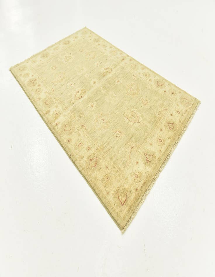 Detail image of  3' 3 x 5'  Hand Knotted Peshawar Ziegler Rug