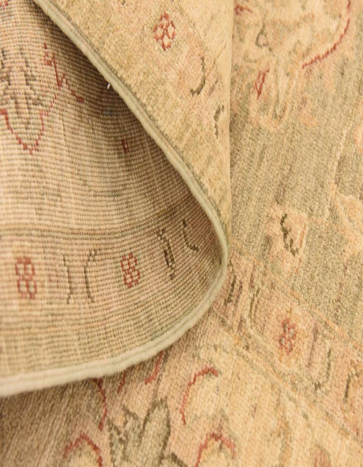 Detail image of  5' 7 x 7' 10  Hand Knotted Peshawar Ziegler Rug