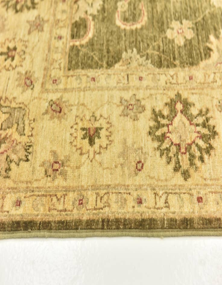 Detail image of  5' 8 x 8' 8  Hand Knotted Peshawar Ziegler Rug