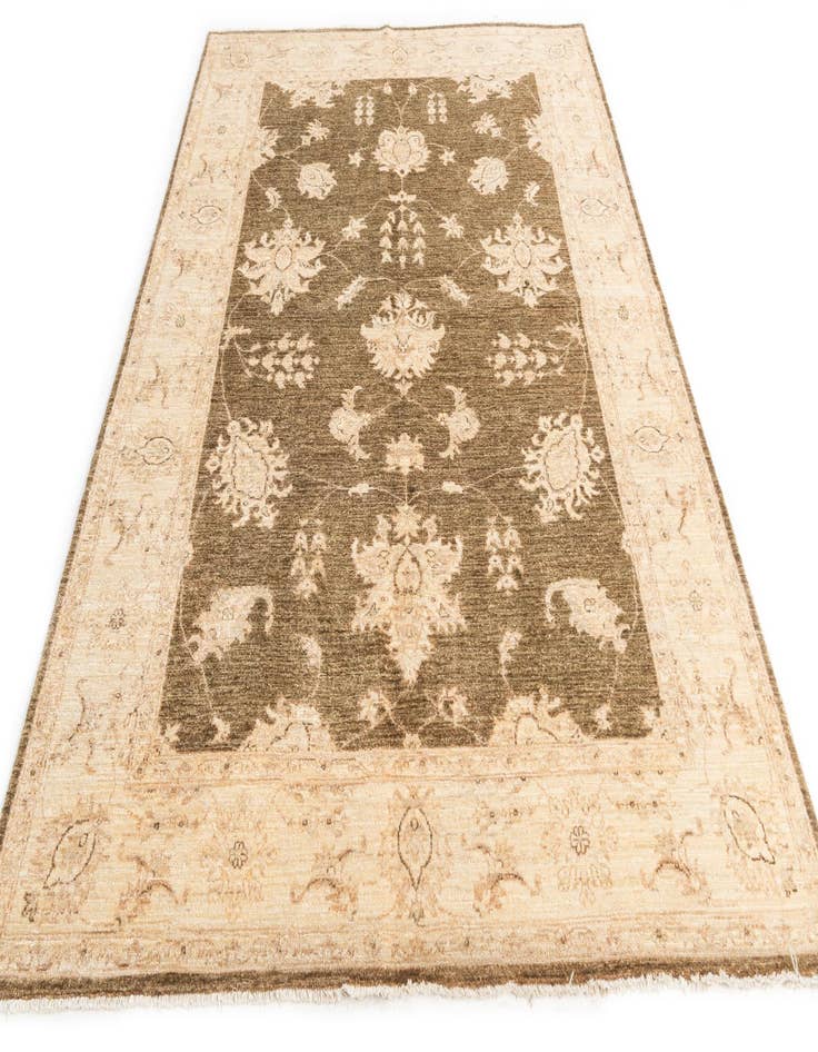 Detail image of  5' 8 x 8' 2  Hand Knotted Peshawar Ziegler Oriental Rug