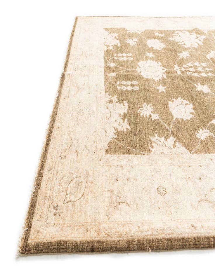 Detail image of  5' 8 x 8' 2  Hand Knotted Peshawar Ziegler Oriental Rug