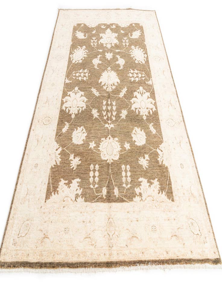 Detail image of  5' 5 x 8' 3  Hand Knotted Peshawar Ziegler Oriental Rug