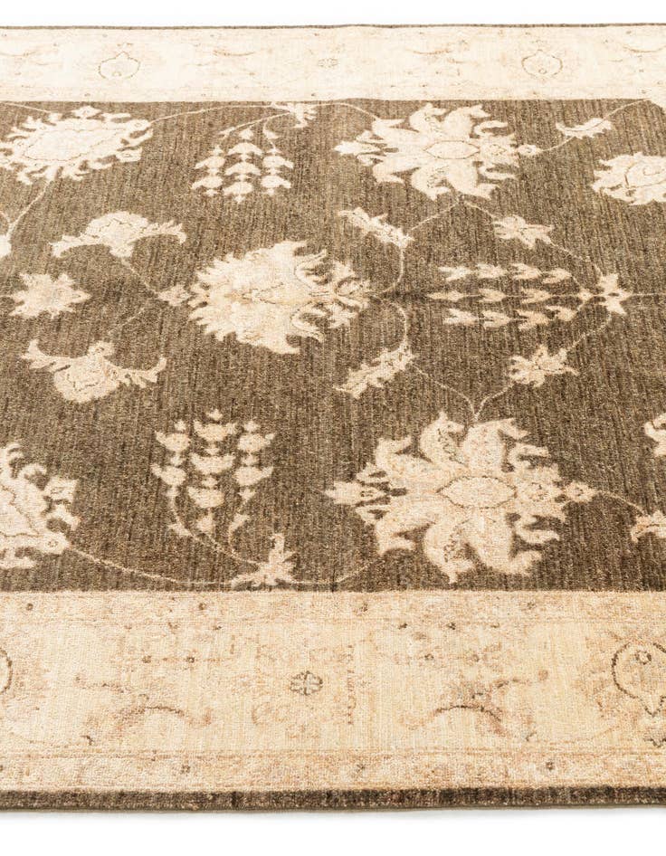 Detail image of  5' 5 x 8' 3  Hand Knotted Peshawar Ziegler Oriental Rug