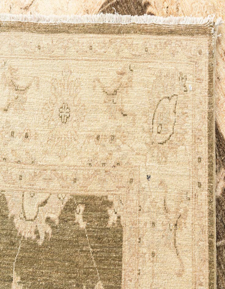 Detail image of  5' 5 x 8' 3  Hand Knotted Peshawar Ziegler Oriental Rug