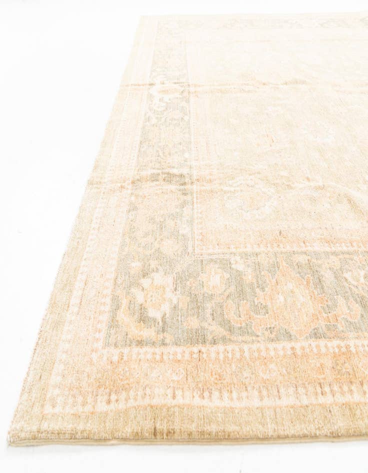 Detail image of  10' x 13'  Hand Knotted Peshawar Ziegler Oriental Rug