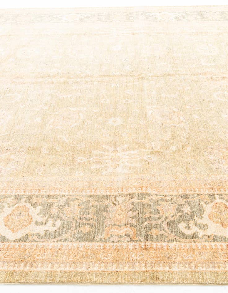 Detail image of  10' x 13'  Hand Knotted Peshawar Ziegler Oriental Rug