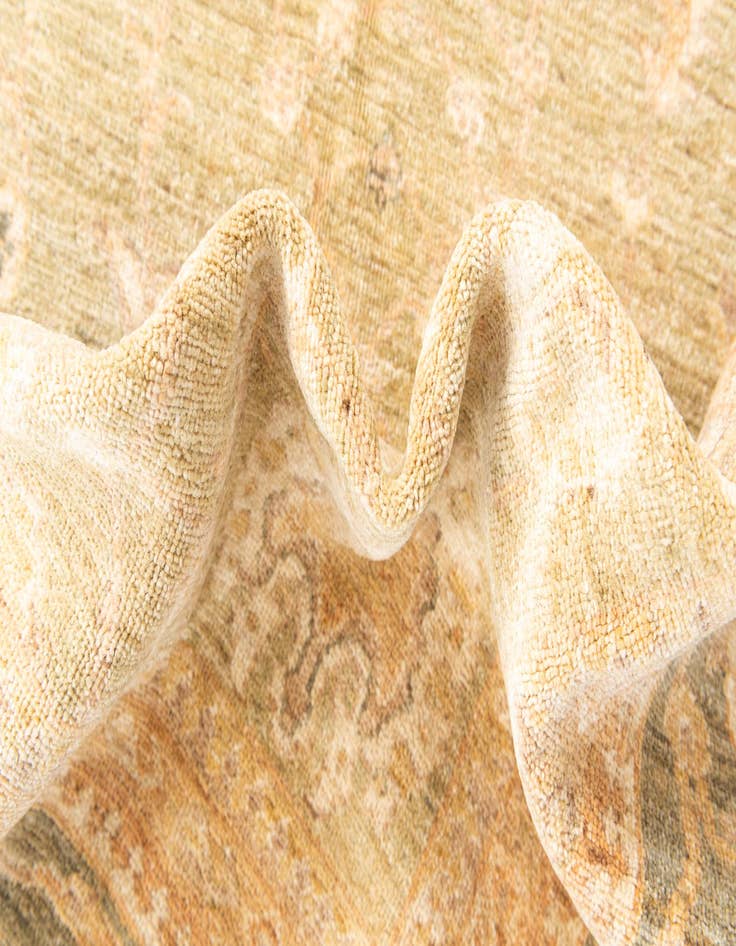 Detail image of  10' x 13'  Hand Knotted Peshawar Ziegler Oriental Rug