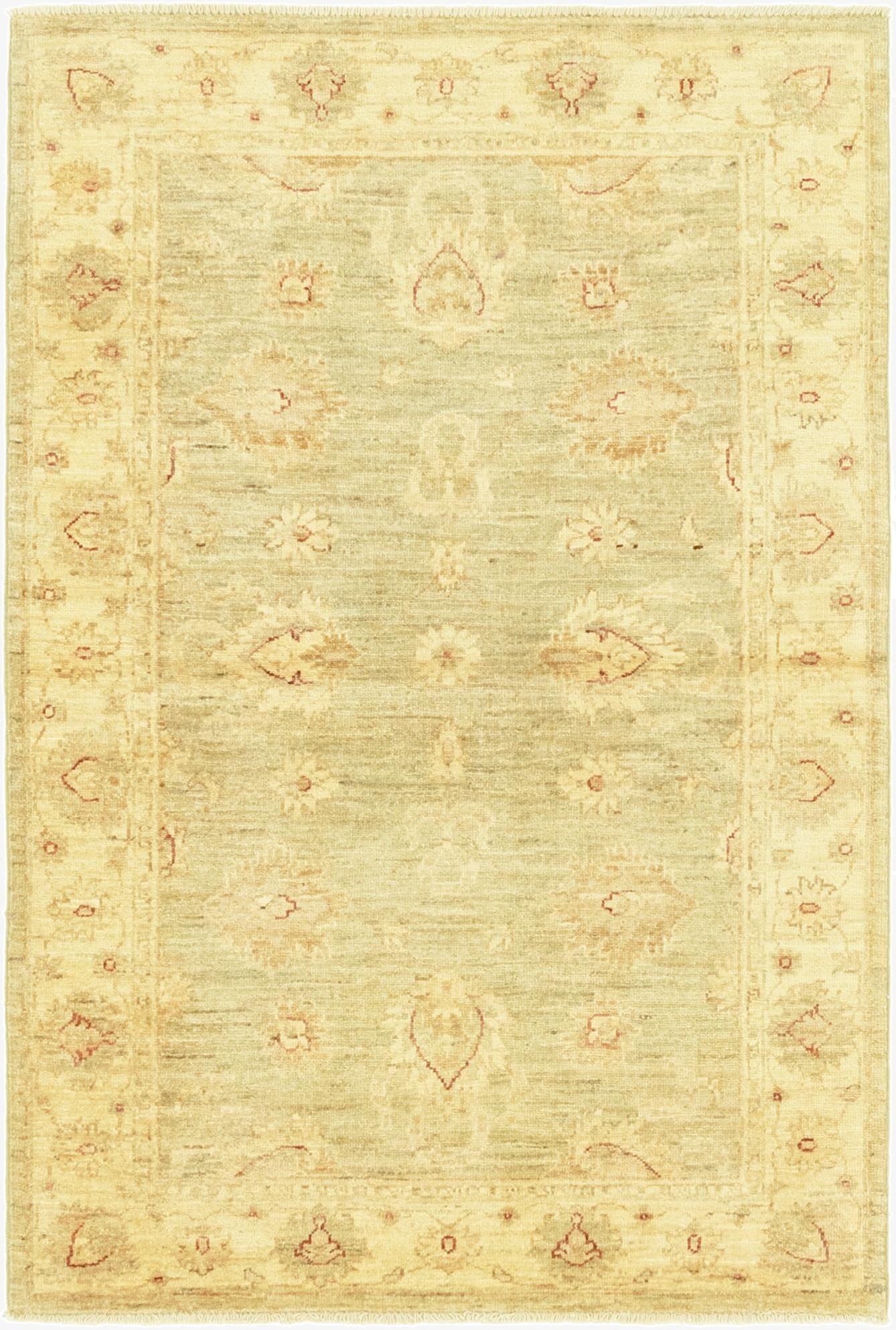  3' 3 x 5'  Hand Knotted Peshawar Ziegler Rug