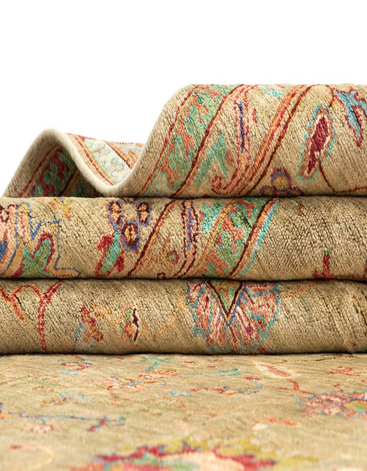 Detail image of  6' 9 x 9' 9 Rubin Ziegler Wool Rug