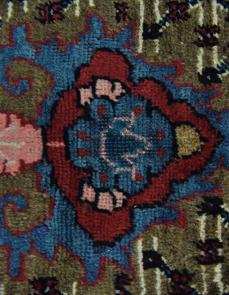 Detail image of  5' x 9' 6  Hand Knotted Songhor Persian Wool Rug