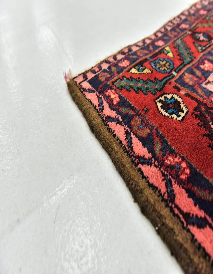 Detail image of  5' x 9' 6  Hand Knotted Songhor Persian Wool Rug