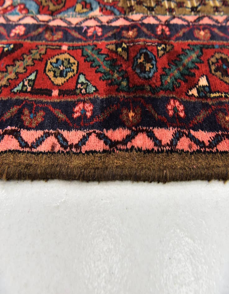 Detail image of  5' x 9' 6  Hand Knotted Songhor Persian Wool Rug