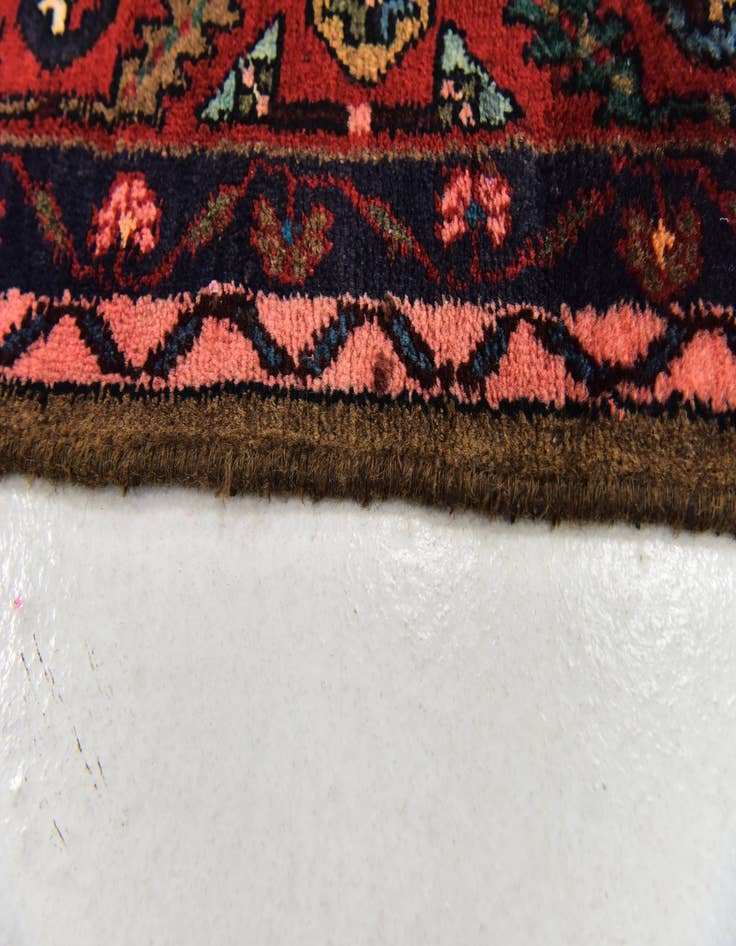 Detail image of  5' x 9' 6  Hand Knotted Songhor Persian Wool Rug