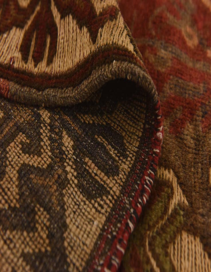Detail image of  3' 10 x 6' 1  Hand Knotted Sumak Wool Rug