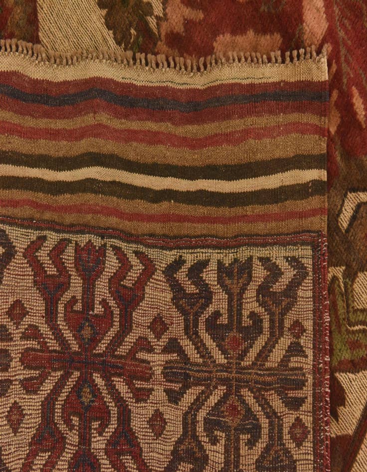 Detail image of  3' 10 x 6' 1  Hand Knotted Sumak Wool Rug