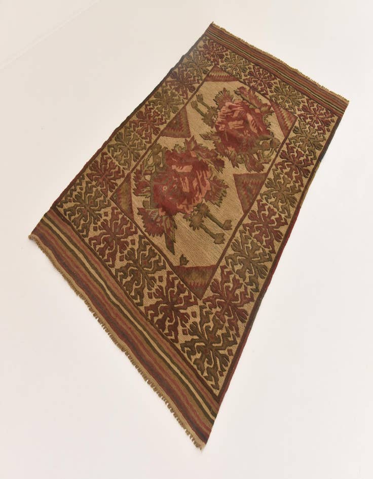 Detail image of  3' 10 x 6' 1  Hand Knotted Sumak Wool Rug