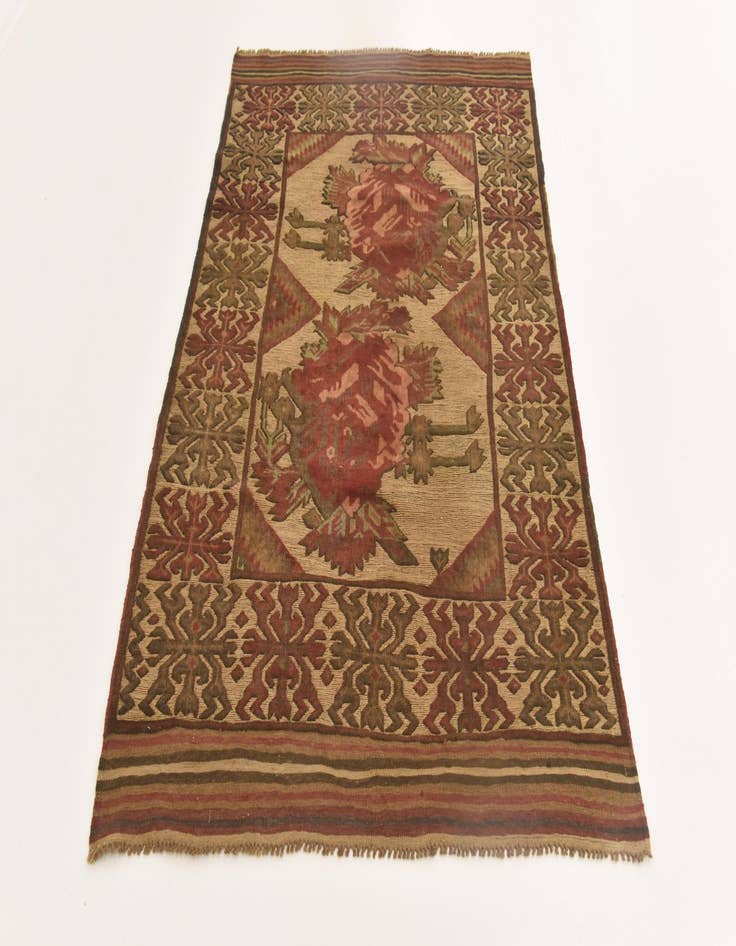 Detail image of  3' 10 x 6' 1  Hand Knotted Sumak Wool Rug