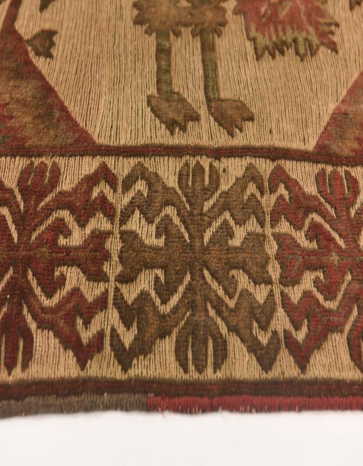 Detail image of  3' 10 x 6' 1  Hand Knotted Sumak Wool Rug