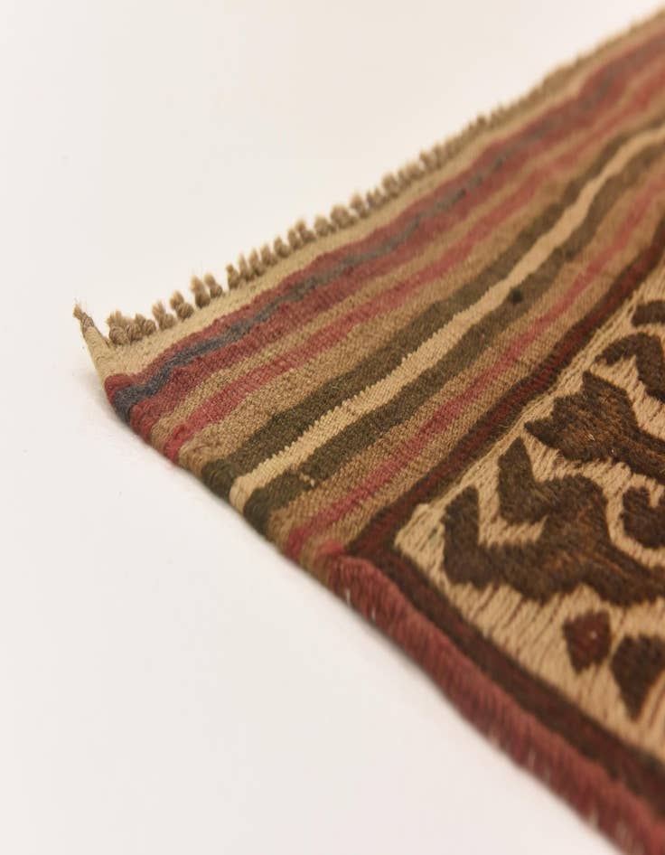 Detail image of  3' 10 x 6' 1  Hand Knotted Sumak Wool Rug