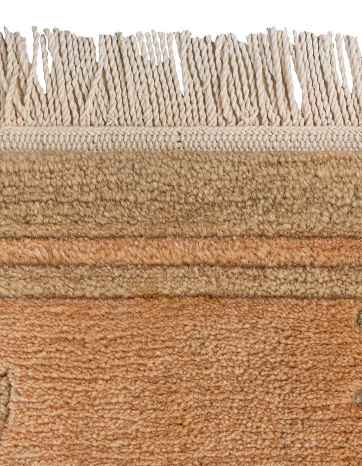 Detail image of  3' 2 x 5' 2  Hand Knotted Tibet Wool Rug