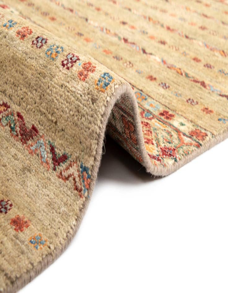 Detail image of  4' 10 x 6' 7 Torkman Wool Rug