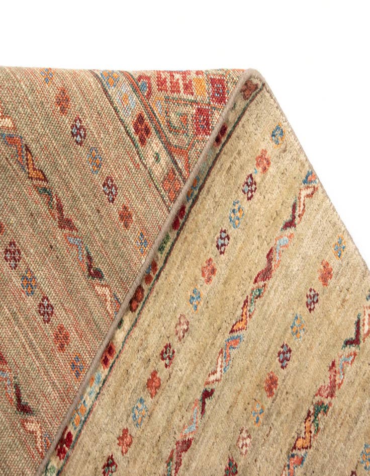 Detail image of  4' 10 x 6' 7 Torkman Wool Rug