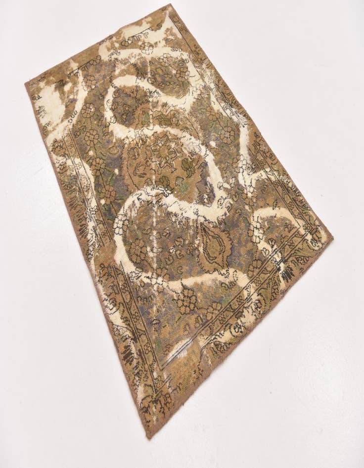 Detail image of  3' x 4' 2  Hand Knotted Ultra Vintage Persian Wool Rug